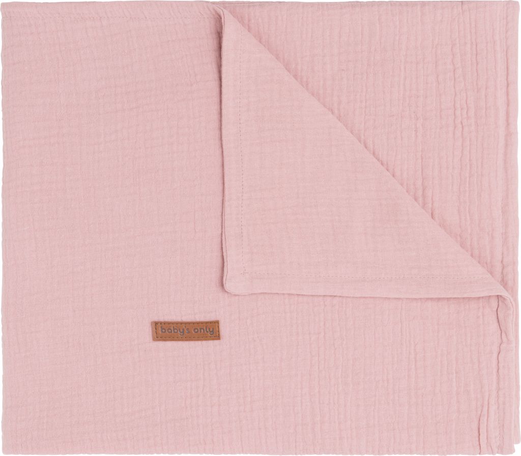 Baby's Only Gitterbettdecke Breeze - Alt Rosa - 100x135 cm