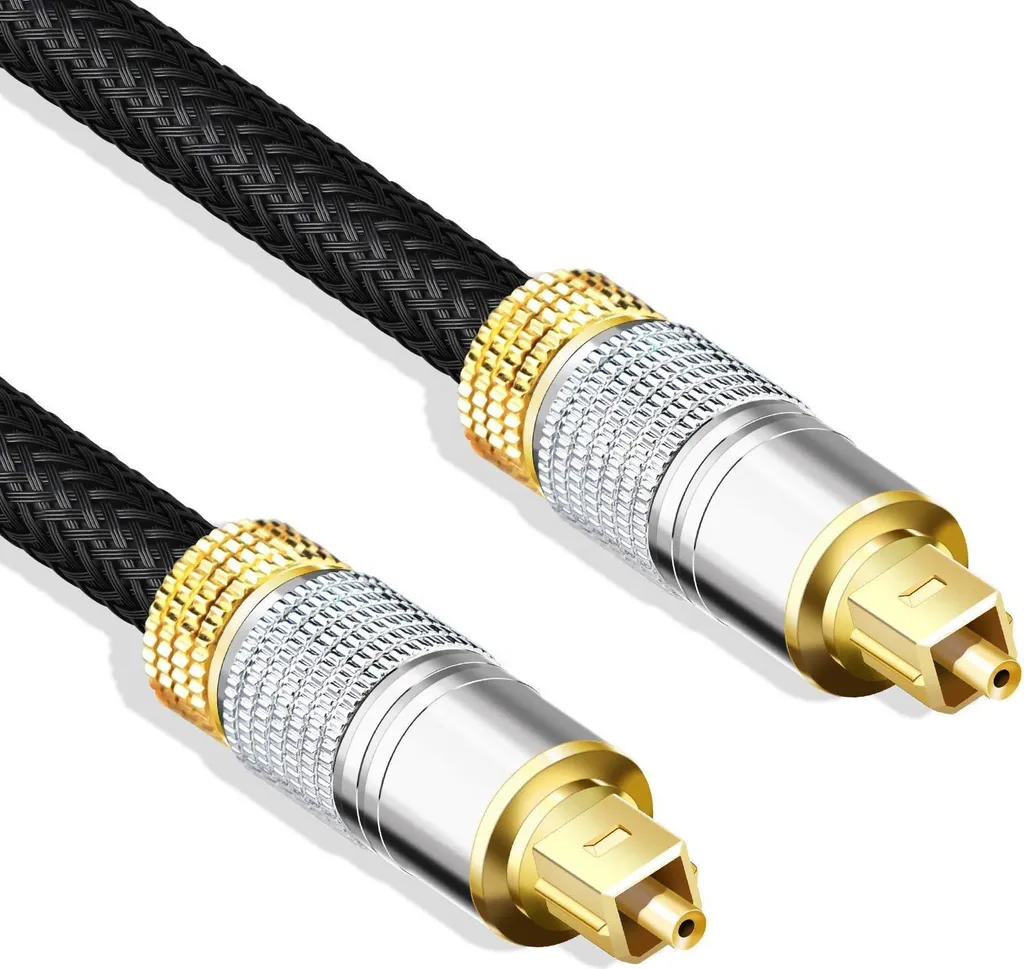 Câble Audio Optique Allteq ALTQ-OAK-100-0.5 Toslink Mâle de 0,5m Noir