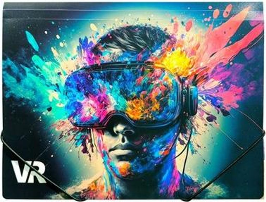 Teczka A4 na gumkę z nadrukiem - VR