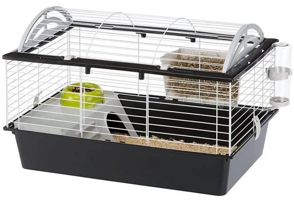 Cage pour Cochon d'Inde Casita 80 Ferplast avec Toit Arrondi Ouvrant