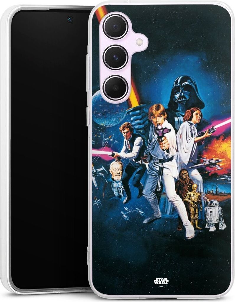 DeinDesign Handyhülle für Samsung Galaxy A55 5G Silikon Hülle Case Smartphone Schutzhülle Episode IV Fanartikel Star Wars