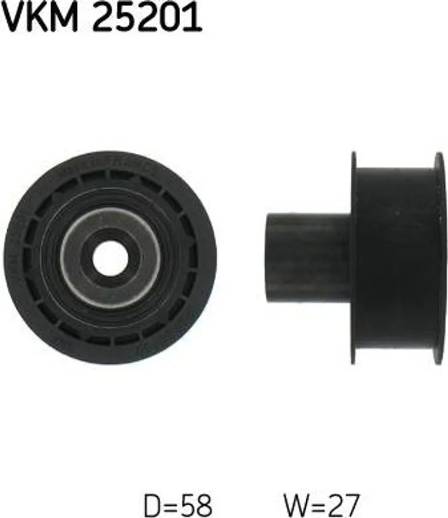 Galet de renvoi pour courroie crantée compatible Opel OE 636422 SKF