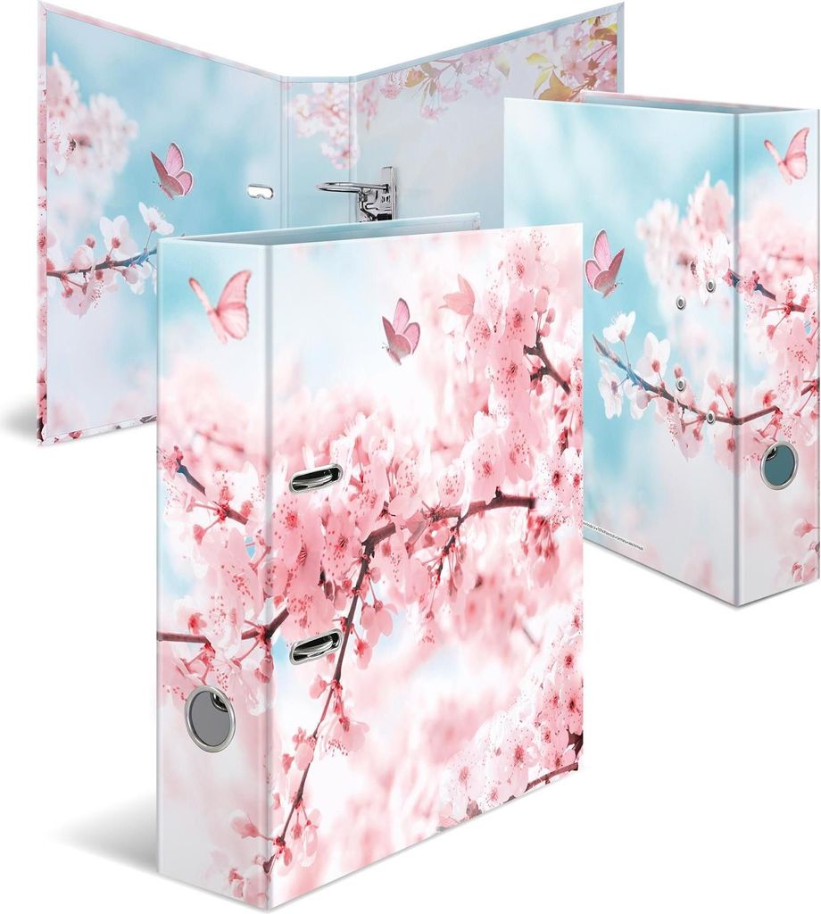 HERMA Motivordner Blumen "Cherry Blossom DIN A4