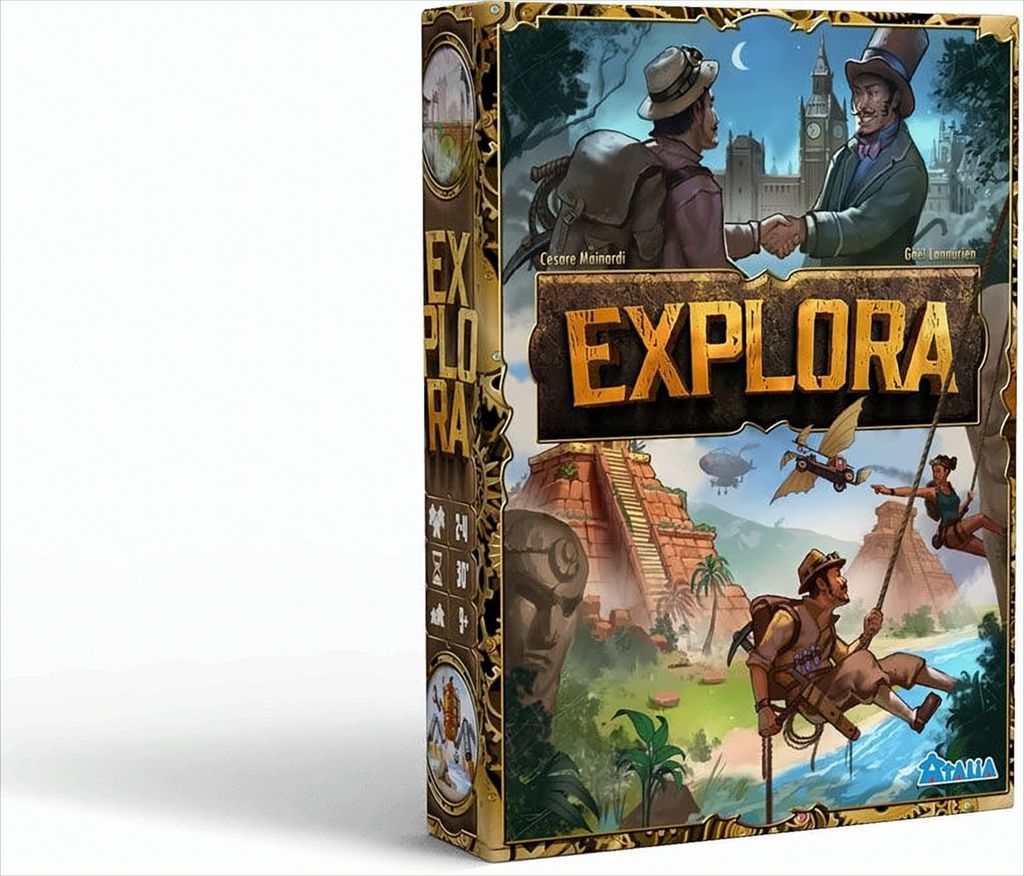 Huch Explora Brettspiel: Entdeckung mythischer Orte, für 2-4 Spieler, ca. 30 Min.