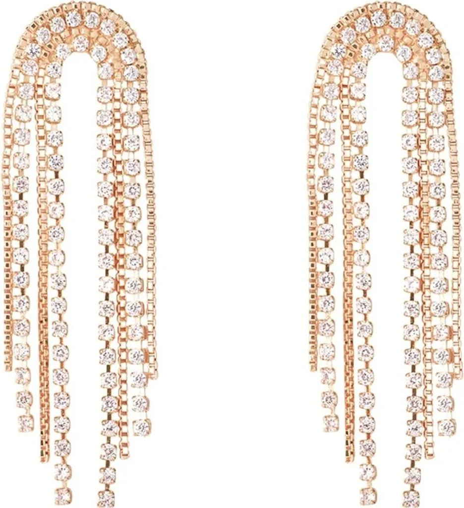 Orecchini Pendenti Stroili 1689009 - Trend Oro Rosa e Cristalli