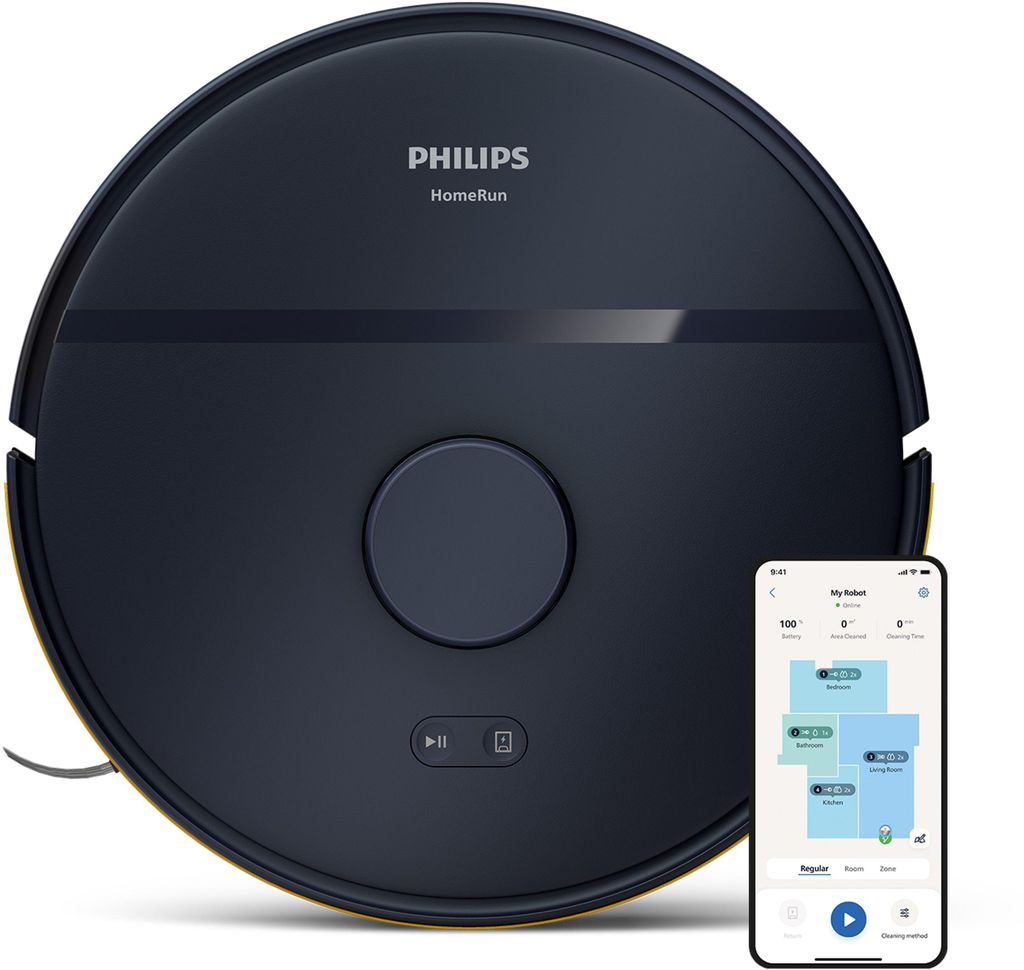 Philips 2000 series , Bezsáčkové, Černá, Kulatý, ABS Obrázek produktu 