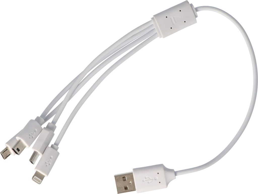 USB-Ladekabel 4 in 1 passend für USB-C, Mini-USB, Micro-USB Produktbild 