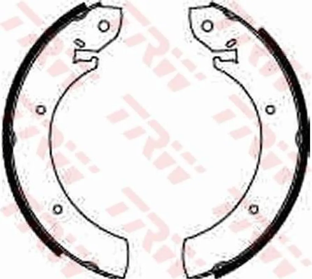 Kit mâchoires frein tambour TRW GS6250 compatible SsangYong et Hyundai