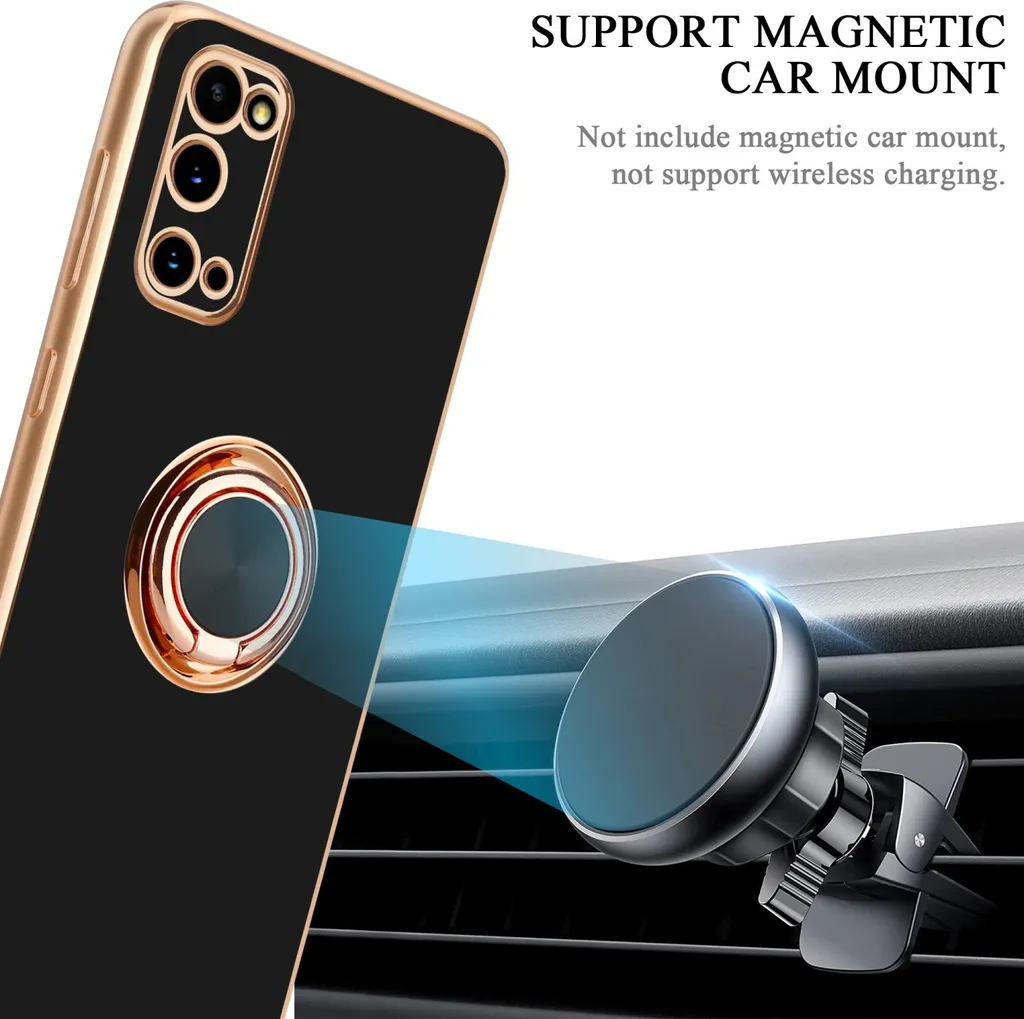 Cadorabo Cover Samsung Galaxy S20 Nero - Custodia Magnetica Auto - 8