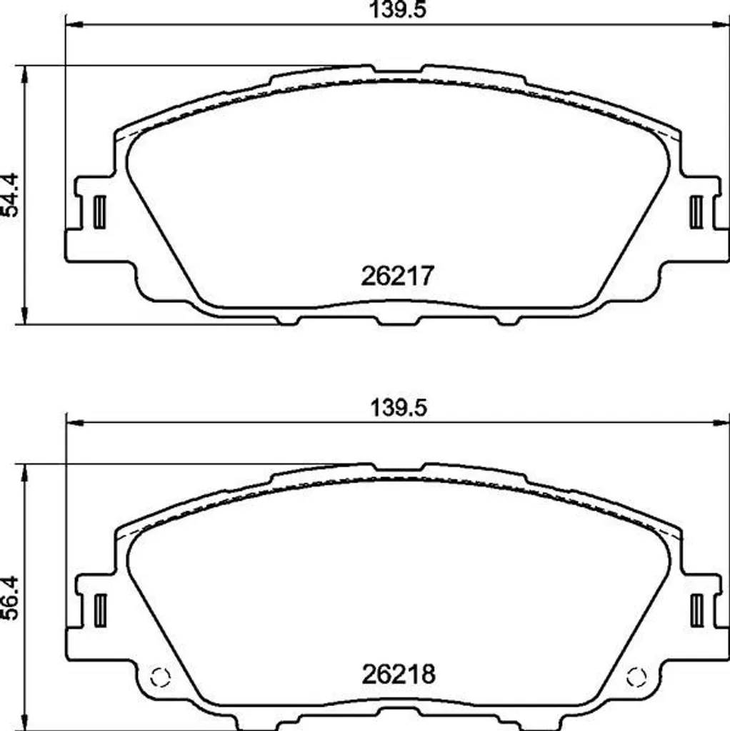 Brembo P 83 175 Plaquettes de frein OE 0446502460 pour Yaris Cross MXP