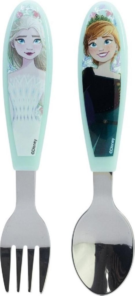 Frozen Kinderbesteck Set 2-teilig Löffel & Gabel mit Motivgriffen