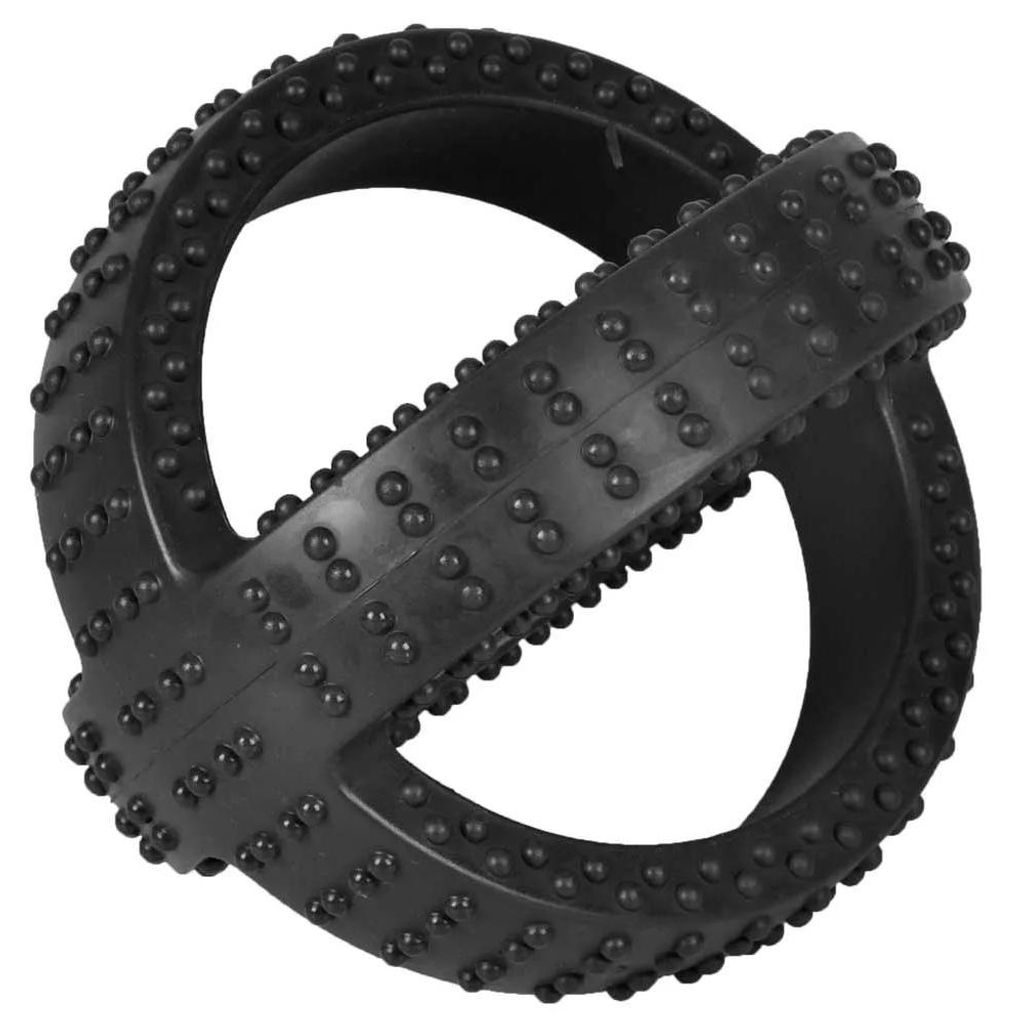 Flamingo Gladiator Cross Hundespielzeug Schwarz 17.5 cm Produktbild 