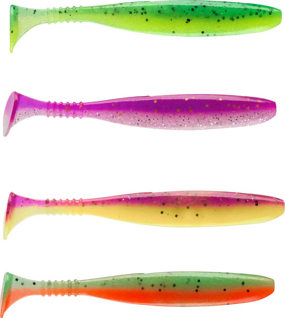 Daiwa Shad Tournament D`Fin Länge 12,5cm Farbe UV Chartreuse Tiger