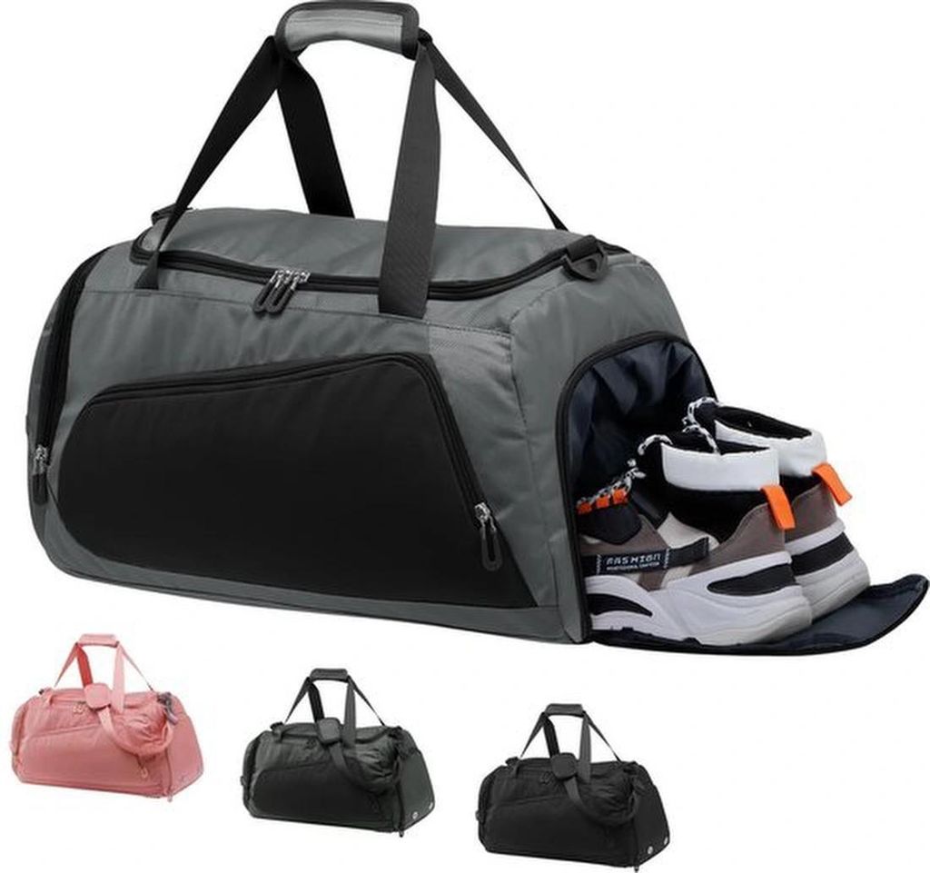 Unyqoos geräumige multifunktionale Reisetasche mit Schuhfach und wasserdichten Fächern für Sport und Reisen