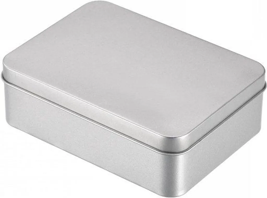 Coffret de rangement en métal rectangulaire pour cuisine et accessoires