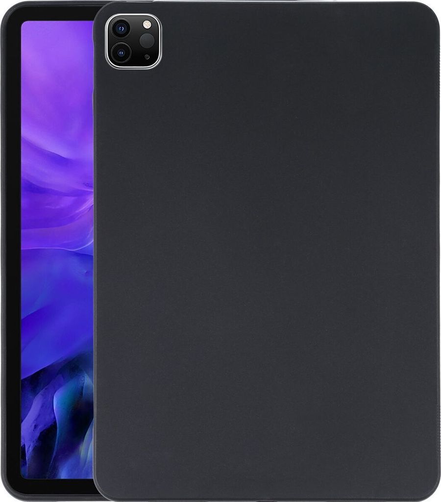Mobigear Basics Dünne iPad Pro 11 Zoll (2021) Hülle Flexibles TPU Backcover - Schwarz