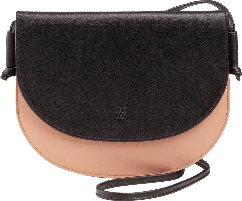 Sac bandoulière Sacs DuDu 534602401 en cuir souple multipoche noir