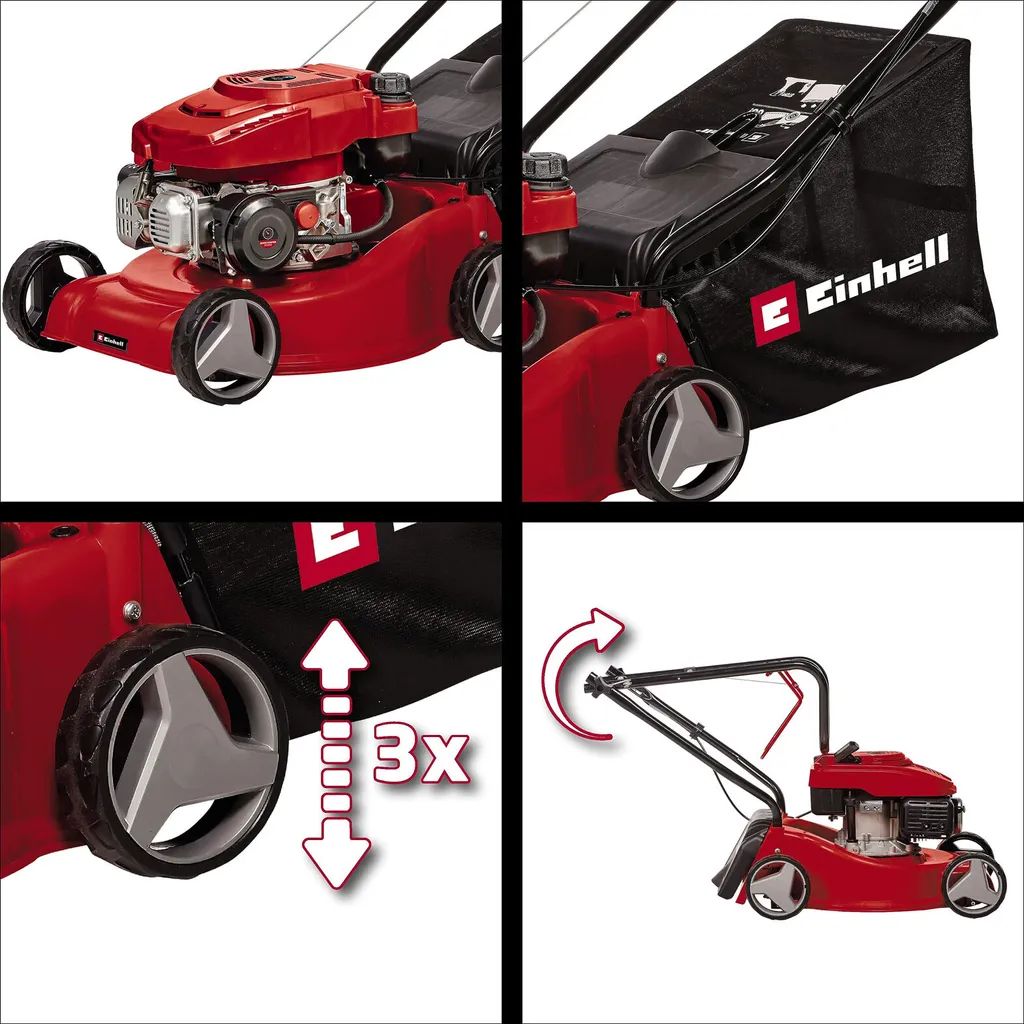 Tondeuse à gazon essence Einhell 1,2 kW légère et maniable pour gazon - 11