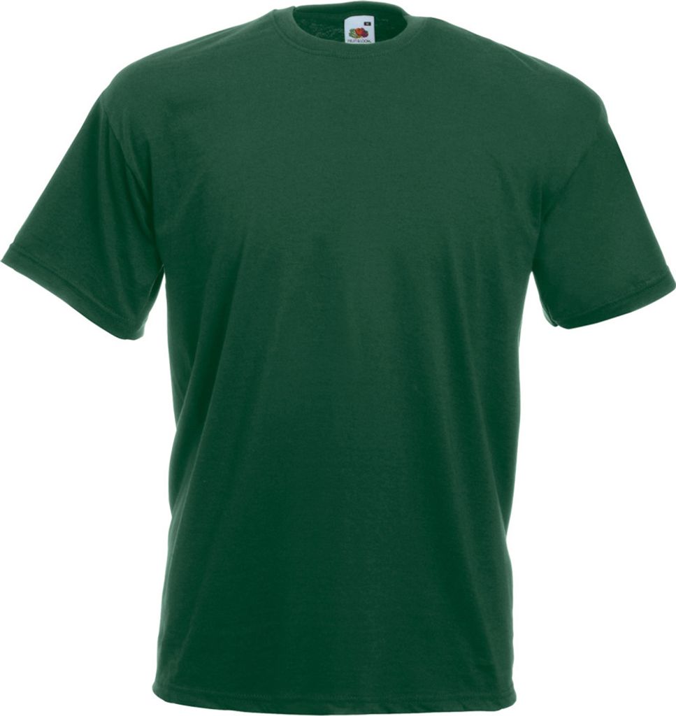 Herren Value Kurzarm Freizeit T-Shirt BC3900 (M) (Dunkelgrün)