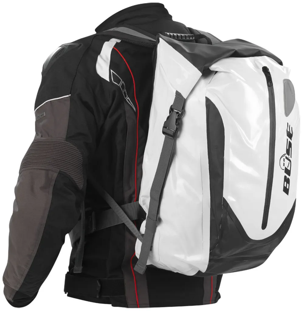 Sac à Dos Imperméable 30L pour Motard, Modèle Büse Rolltop Bicolore - 8