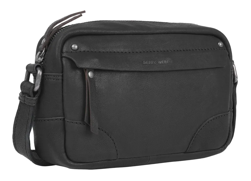 GERRY WEBER Pelle borsa a tracolla Tarragona Shoulderbag Black nero - 2