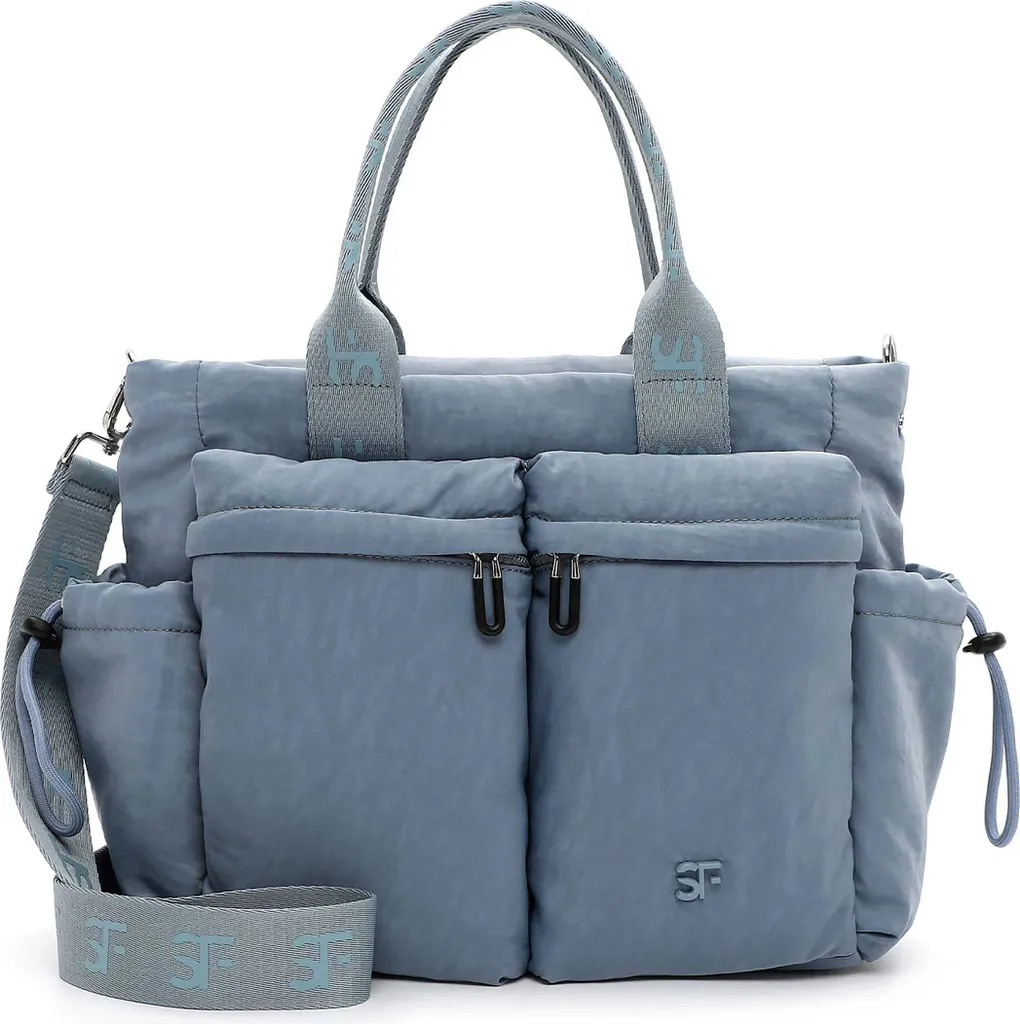 Sac à main bandoulière SURI FREY Abby en toile denim bleu clair