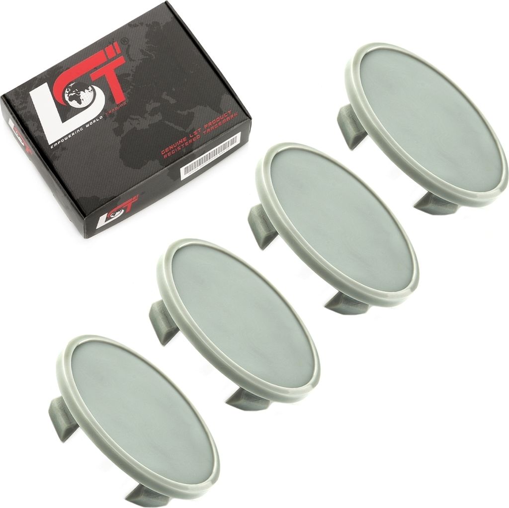 4x Radnabenkappe Nabendeckel Felgendeckel Grau ø 66mm für BMW MINI