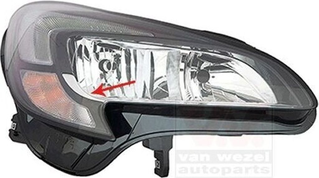 VAN WEZEL 3804964 - OE 1216861 Scheinwerfer, rechts für Corsa E (X15)