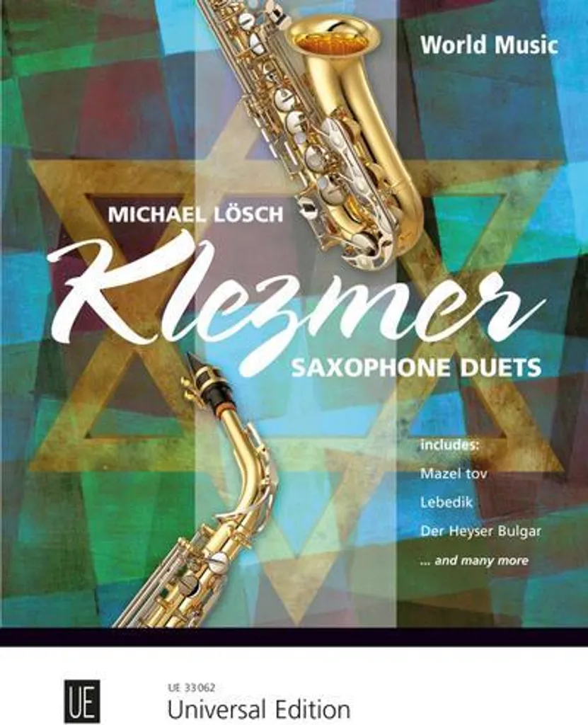 Livre de duos pour saxophone klezmer avec partitions de jazz yiddish