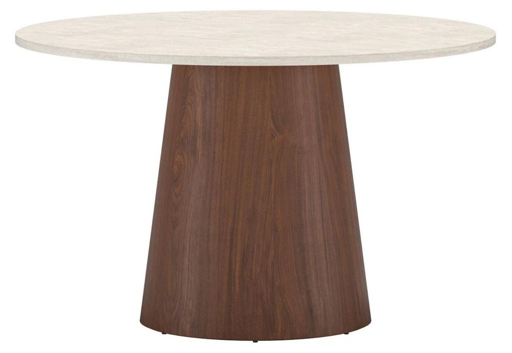 Venture Home Runder Esstisch Lanzo Beige Produktbild 