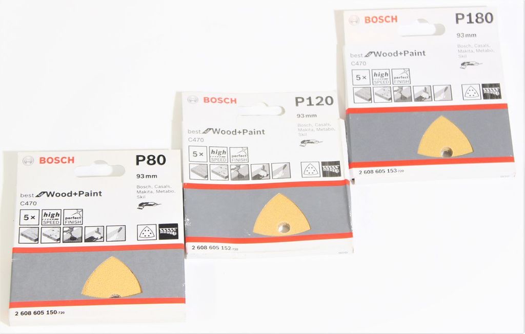 Bosch 2 608 605 153 Schleifmaschinenzubehör 5 Stück(e) Produktbild 