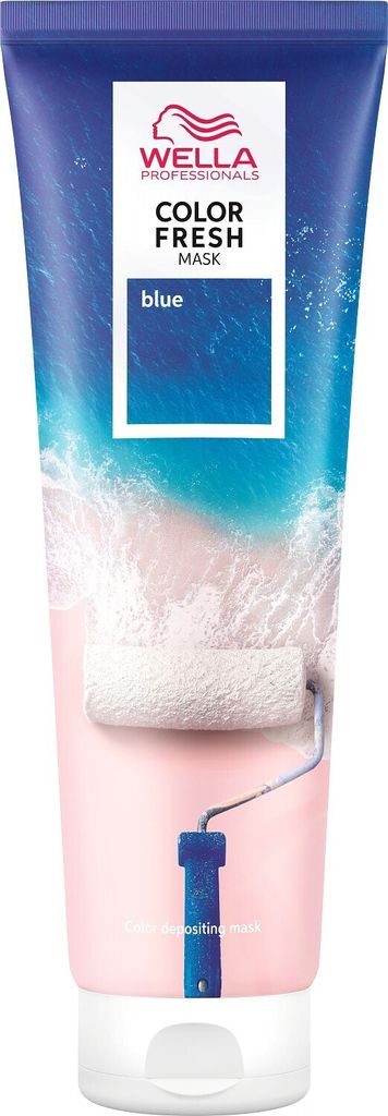 Wella Colour Fresh Mask, Blu, Blu, 150 ml, Donna, Tutti i Immagine del prodotto 