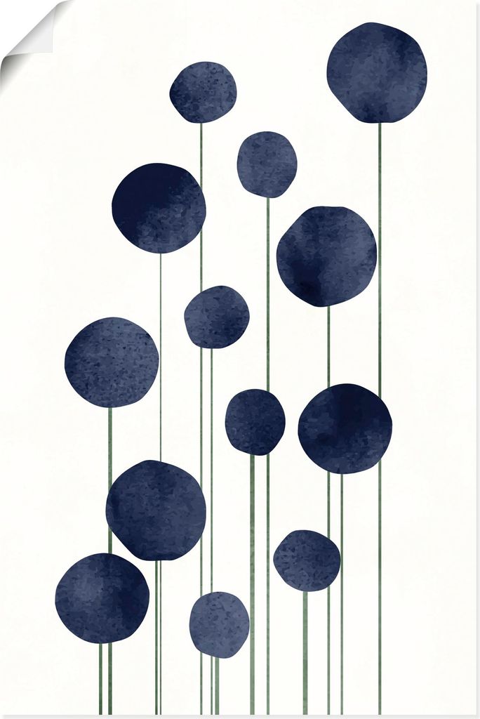 ARTland Poster Wasserblume Größe: 80x120 cm Produktbild 