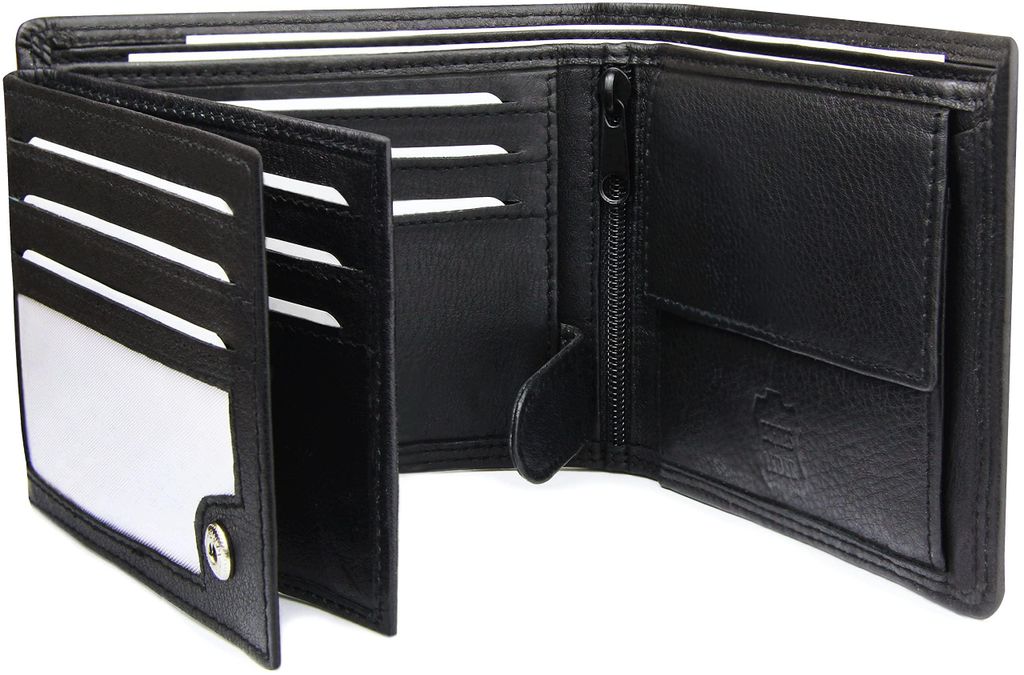 Frentree® Herren Geldbörse aus Nappa Leder mit RFID Schutz, Produktbild 