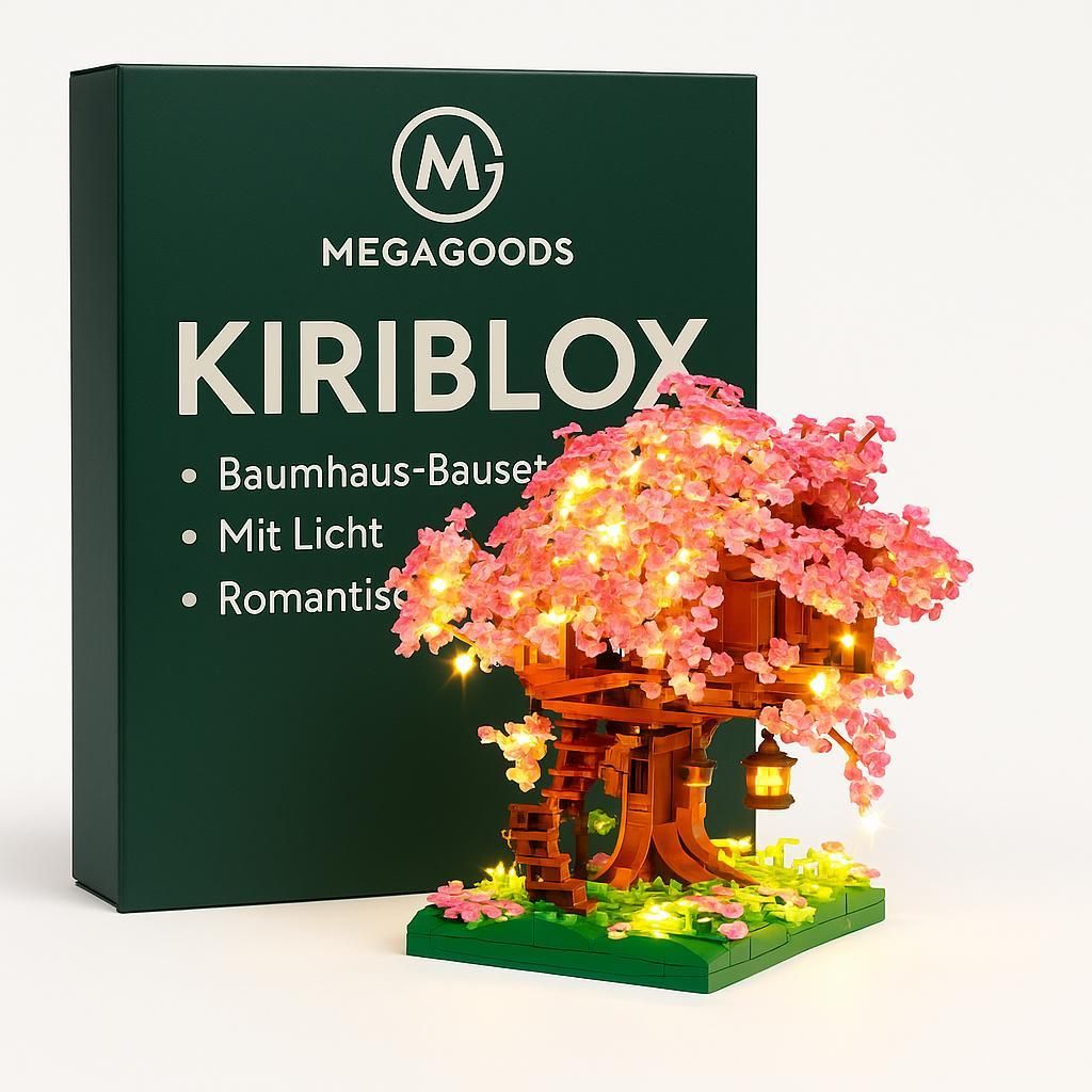Mini Kirschblüten-Baum Bauset mit Licht Baumhaus Deko Romantik DE.