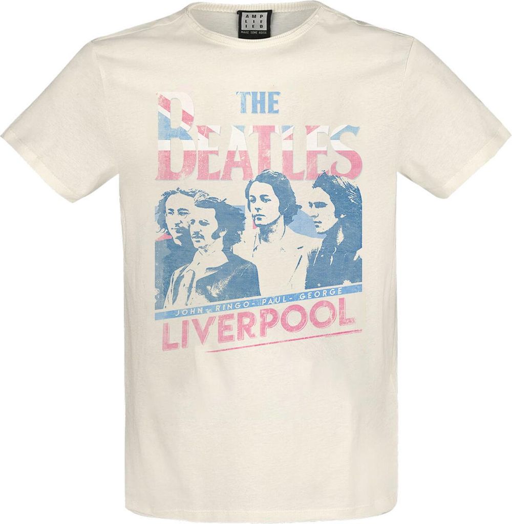 Amplified - "Liverpool 2nd Edition" T-Shirt für Herren/Damen Uni GD3336 (3XL) (Altweiß)