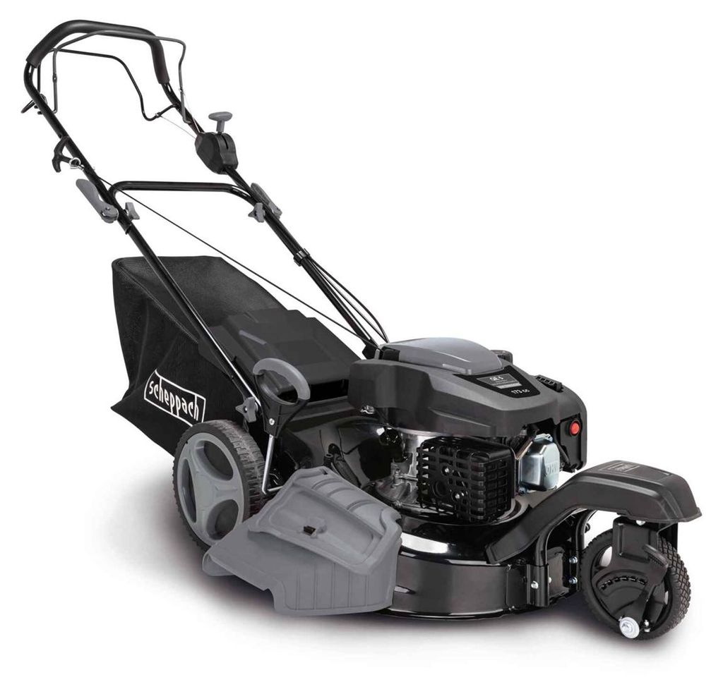 Scheppach Rasenmäher Benzin mit Antrieb Trike 51cm Breite Produktbild 