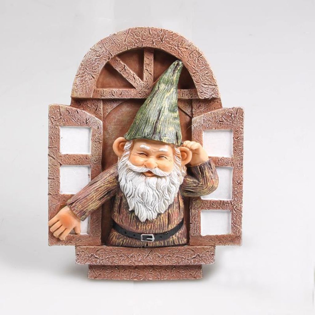 Wandbehang „Gnome aus Tür/Fenster“, 20 cm
