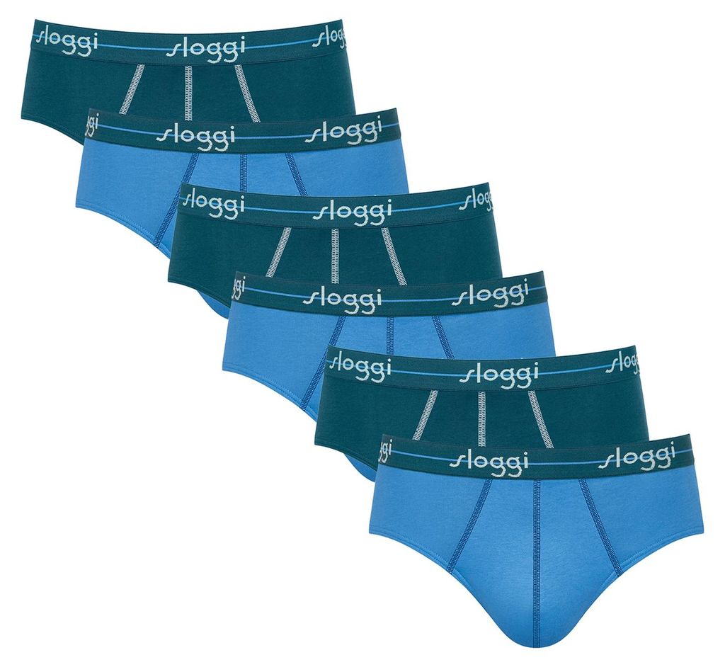 sloggi Herren Slip 6-Pack Start Midi - MULTIPLE COLOURS 17 - Größe 6
