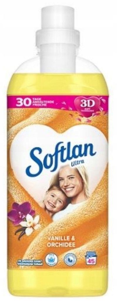 Jemná aviváž Softlan s vůní Vanilka & Orchidej pro 40 praní Obrázek produktu 