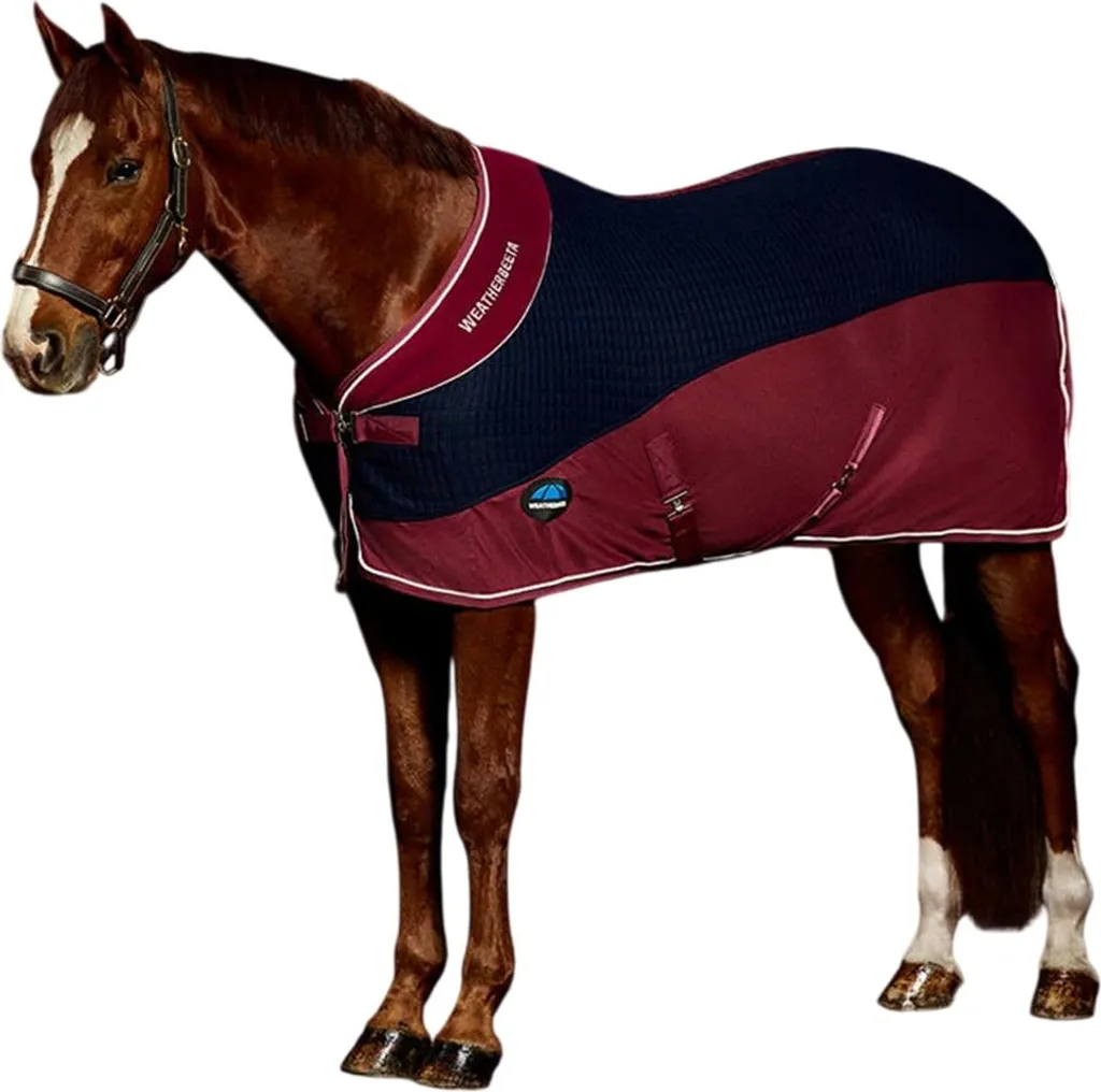 Weatherbeeta WB2402 Couverture Thermo Air Marine et Bourgogne 198cm