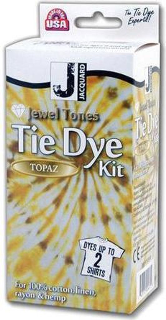 Jacquard Tie-Dye Topas Set - Kreatives Textilfärbe-Set für Kinder