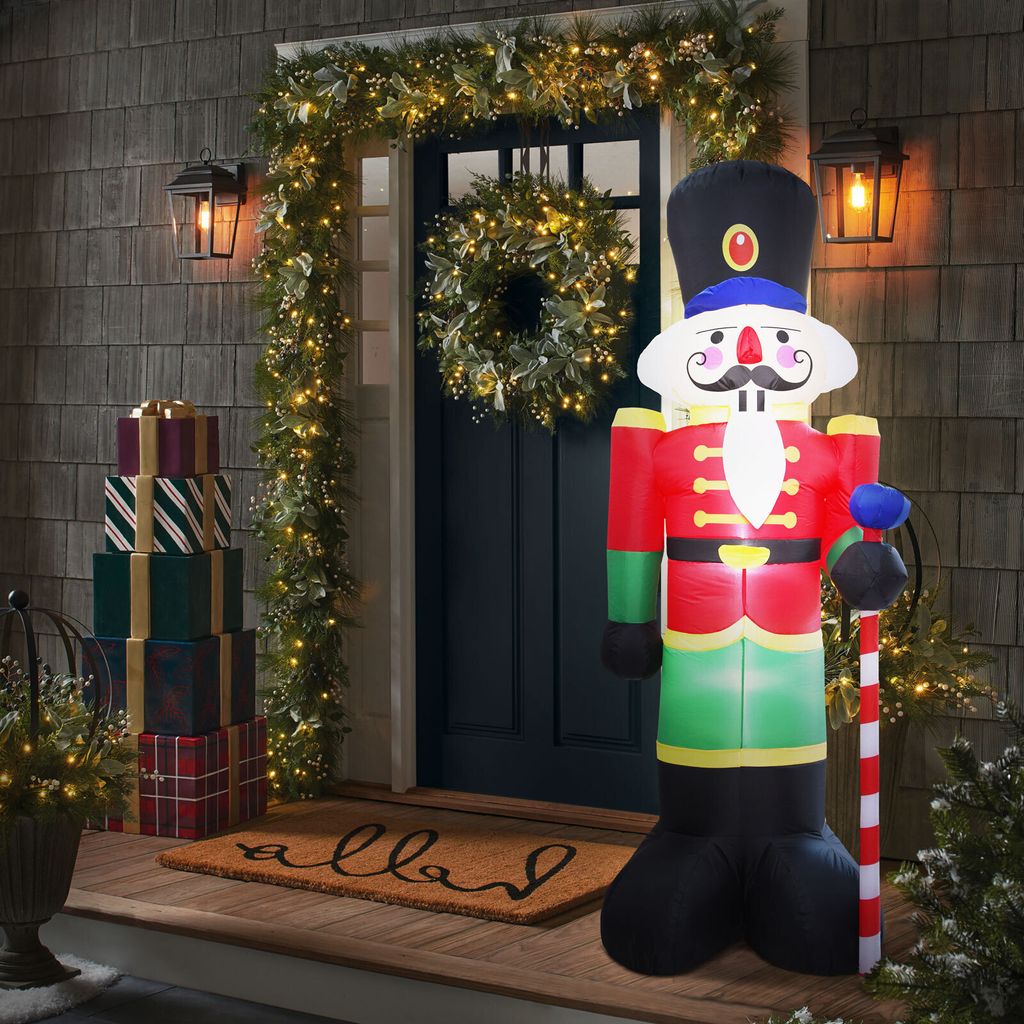 Nafukovací vianočný luskáčik - 240 cm - IP44 - 9 LED - Obrázok produktu 