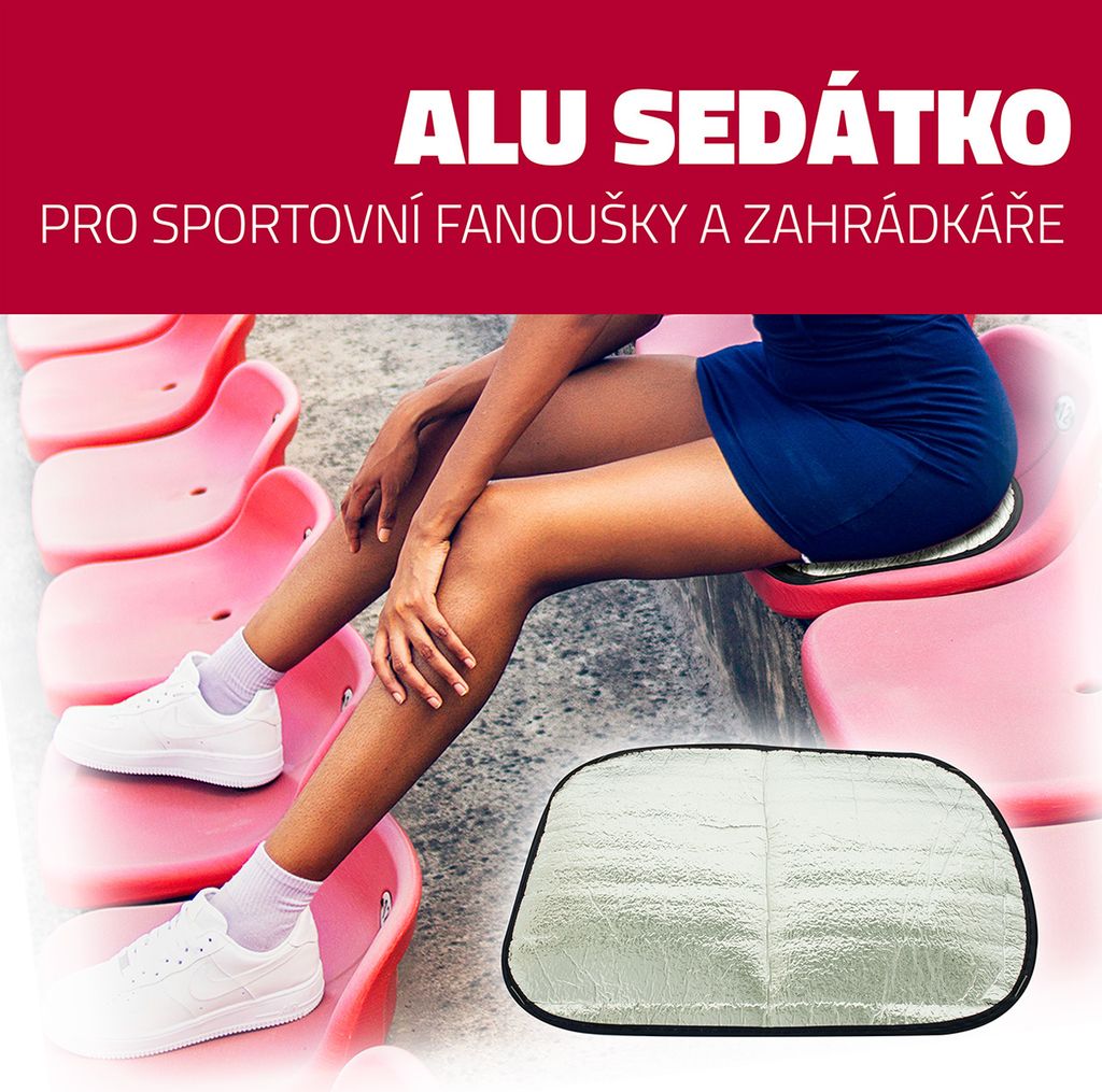 Sedadlo YATE ALU 40x30 cm Obrázok produktu 
