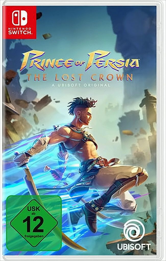 The cover art for the video game Prince of Persia: The Lost Crown on Nintendo Switch.