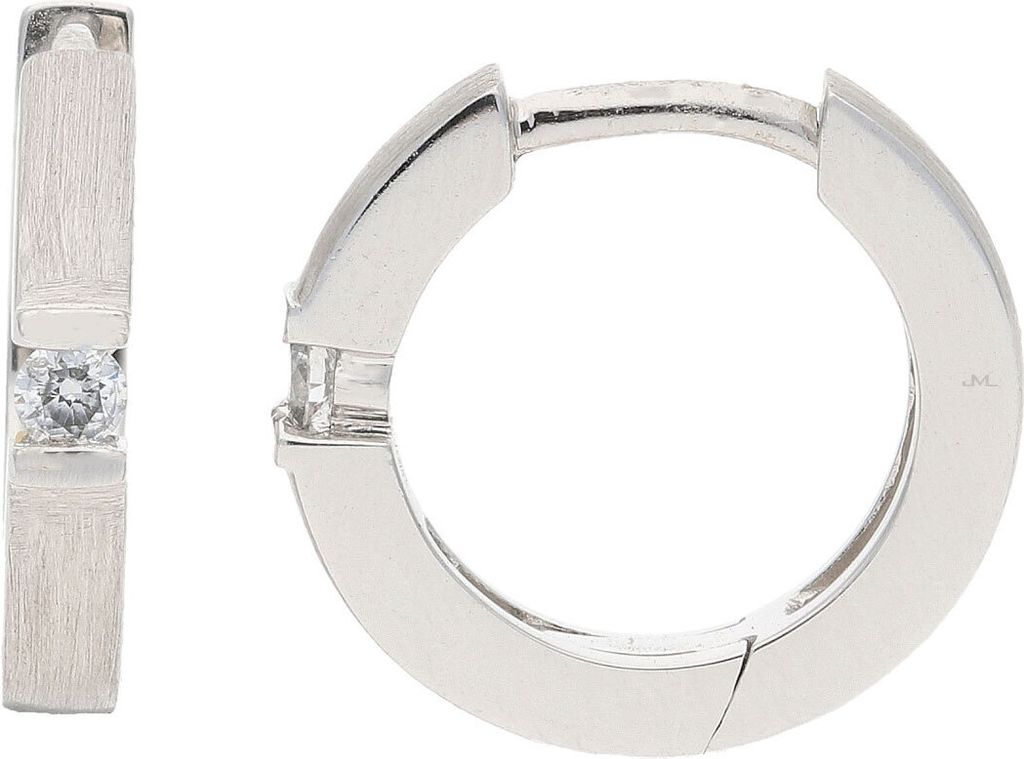 Creolen Weißgold 585 Brillant JL10-06-3256 JuwelmaLux