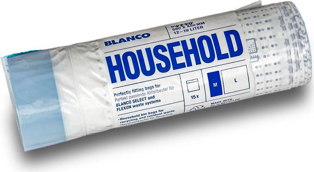 BLANCO Vuilniszakken voor huishoudelijk afval, maat M Productafbeelding 