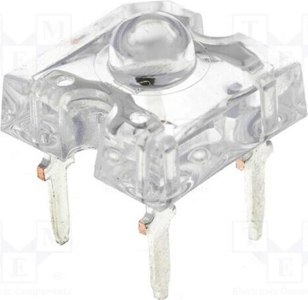 2x LED Super Flux orange 7,62x7,62mm 1200÷3500mcd 60° 20mA OSOR7161D LED Dioden T