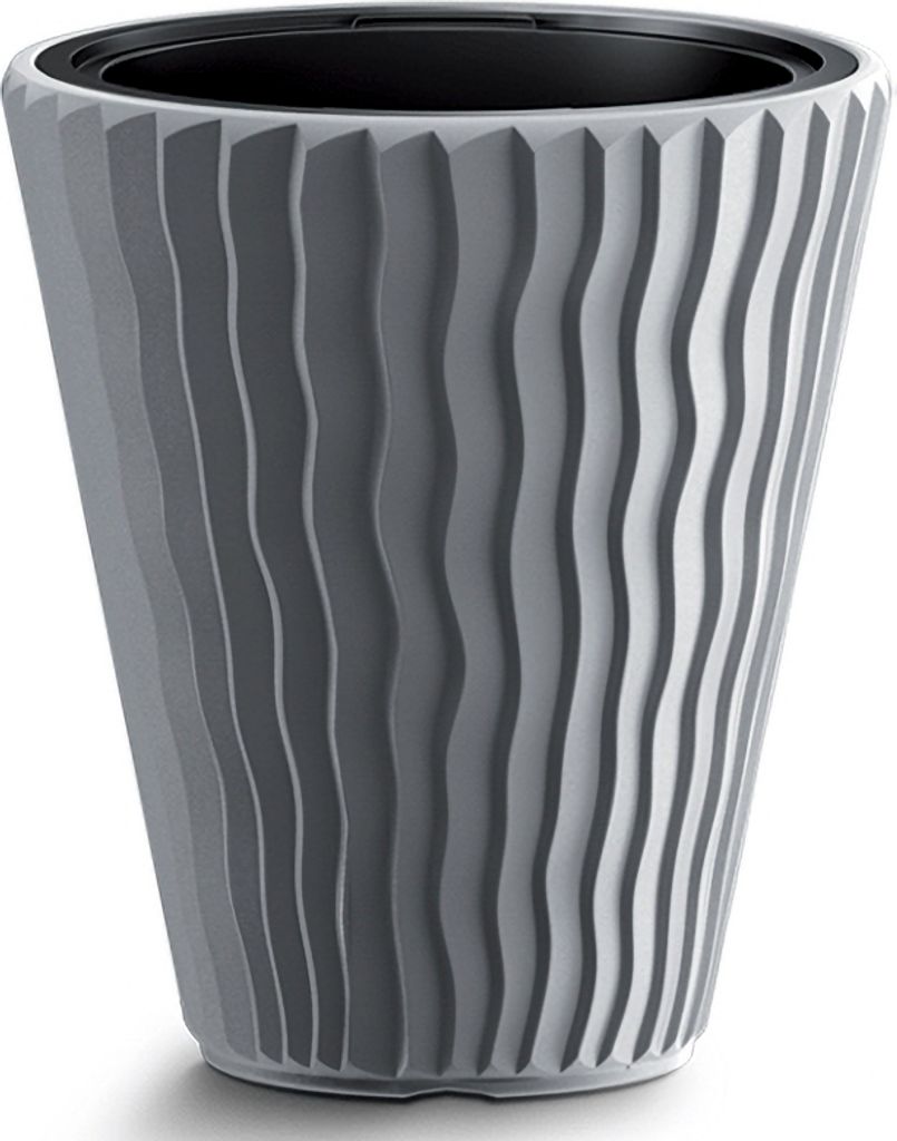 nabbi Kunststoff-Pflanzgefäß DBSP400 39 cm - grauer Stein Produktbild 