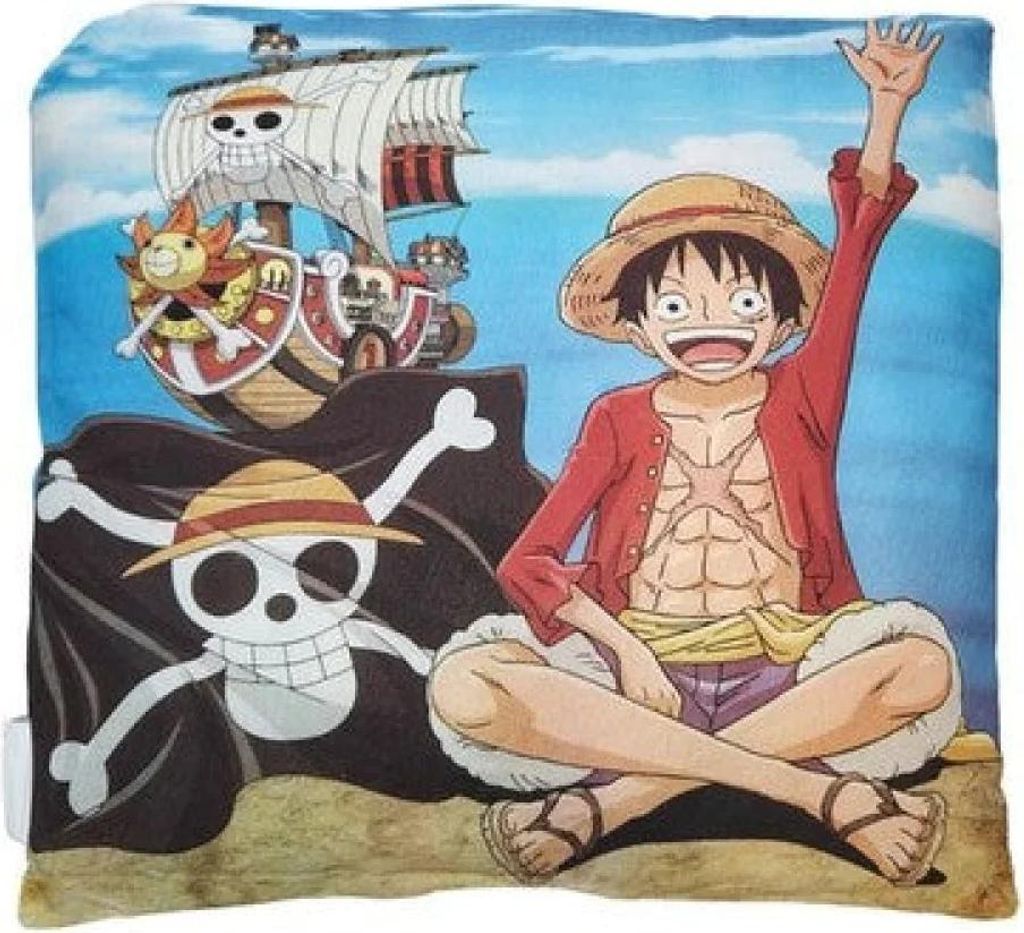 Anime One Piece Ruffy Kissen Dekokissen Cushion 40x40 cm
